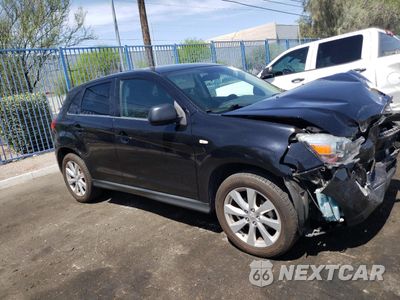 Czwarte zdjęcie samochodu z boku: 2015 MITSUBISHI OUTLANDER SPORT SE VIN:4A4AP4AU0FE020164 - miniatura