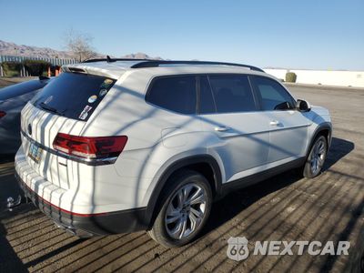 Trzecie zdjęcie samochodu z tyłu: 2022 VOLKSWAGEN ATLAS SE VIN:1V2KR2CA8NC534267 - miniatura
