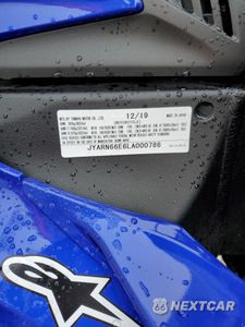 Zdjęcie 9 z 9 samochodu: 2020 YAMAHA YZFR1 VIN:JYARN66E6LA000786 - miniatura
