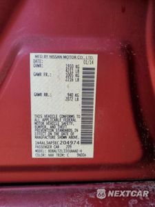 Zdjęcie 12 z 12 samochodu: 2014 NISSAN ALTIMA 2.5 VIN:1N4AL3AP3EC204974 - miniatura