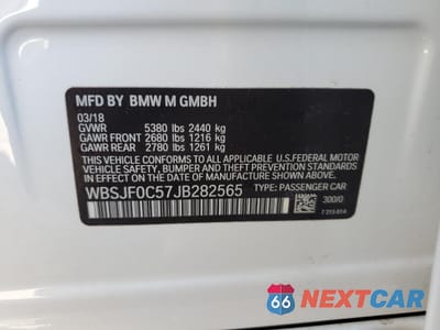 Zdjęcie 12 z 13 samochodu: 2018 BMW M5 VIN:WBSJF0C57JB282565 - miniatura