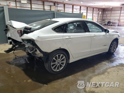 Trzecie zdjęcie samochodu z tyłu: 2017 FORD FUSION SE HYBRID VIN:3FA6P0LU3HR409406 - miniatura