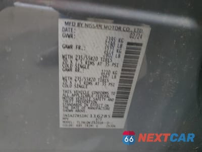 Zdjęcie 15 z 15 samochodu: 2024 NISSAN MURANO SV VIN:5N1AZ2BS1RC116285 - miniatura