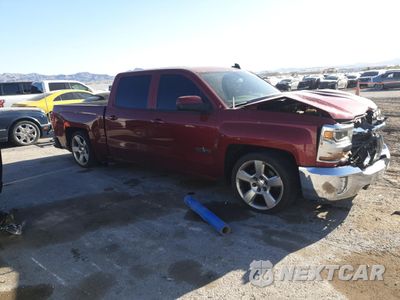 Czwarte zdjęcie samochodu z boku: 2018 CHEVROLET SILVERADO C1500 LT VIN:3GCPCREC6JG410697 - miniatura