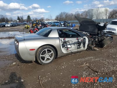 Trzecie zdjęcie samochodu z tyłu: 2000 CHEVROLET CORVETTE VIN:1G1YY12G9Y5124612 - miniatura