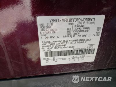 Zdjęcie 15 z 16 samochodu: 2018 FORD EXPLORER XLT VIN:1FM5K8DH2JGA65208 - miniatura