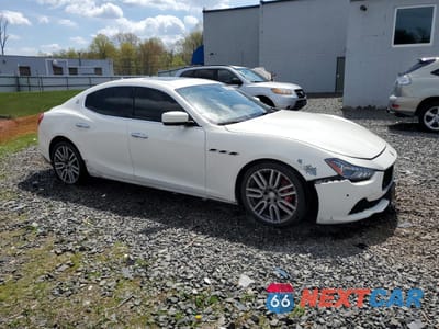 Czwarte zdjęcie samochodu z boku: 2015 MASERATI GHIBLI S VIN:ZAM57RTA4F1150931 - miniatura