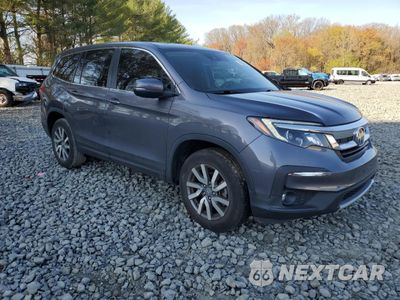 Czwarte zdjęcie samochodu z boku: 2022 HONDA PILOT EXL VIN:5FNYF6H5XNB018857 - miniatura