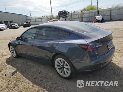 Drugie zdjęcie samochodu z przodu: 2022 TESLA MODEL 3 VIN:5YJ3E1EB4NF279749 - miniatura