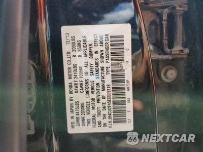 Zdjęcie 12 z 14 samochodu: 2014 ACURA TSX VIN:JH4CU2F45EC005318 - miniatura