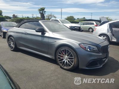 Czwarte zdjęcie samochodu z boku: 2019 MERCEDES-BENZ C 63 AMG-S VIN:WDDWK8HB4KF836182 - miniatura