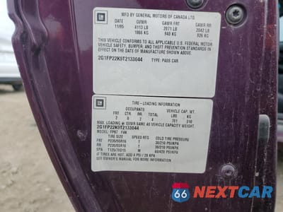 Zdjęcie 12 z 12 samochodu: 1996 CHEVROLET CAMARO BASE VIN:2G1FP22K9T2133044 - miniatura