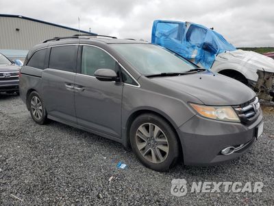 Czwarte zdjęcie samochodu z boku: 2015 HONDA ODYSSEY TOURING VIN:5FNRL5H93FB088597 - miniatura