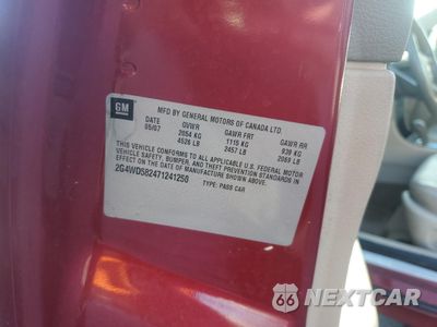 Zdjęcie 12 z 12 samochodu: 2007 BUICK LACROSSE CXL VIN:2G4WD582471241250 - miniatura