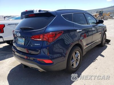 Trzecie zdjęcie samochodu z tyłu: 2018 HYUNDAI SANTA FE SPORT VIN:5XYZU3LB5JG515694 - miniatura