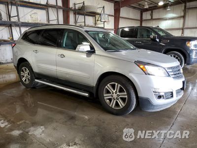 Czwarte zdjęcie samochodu z boku: 2015 CHEVROLET TRAVERSE LT VIN:1GNKRHKD3FJ181604 - miniatura