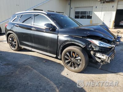 Czwarte zdjęcie samochodu z boku: 2019 INFINITI QX50 ESSENTIAL VIN:3PCAJ5M39KF119785 - miniatura