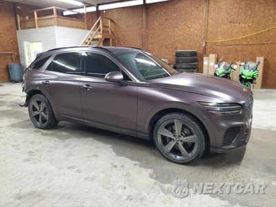 Czwarte zdjęcie samochodu z boku: 2022 GENESIS GV70 BASE VIN:KMUMCDTC5NU043476 - miniatura