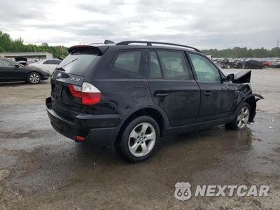 Trzecie zdjęcie samochodu z tyłu: 2007 BMW X3 3.0SI VIN:WBXPC93447WF29456 - miniatura