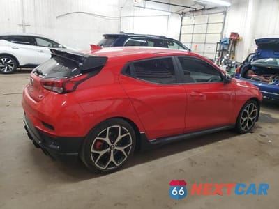 Trzecie zdjęcie samochodu z tyłu: 2019 HYUNDAI VELOSTER N BASE VIN:KMHT36AH3KU002361 - miniatura
