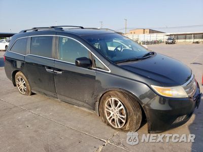 Czwarte zdjęcie samochodu z boku: 2011 HONDA ODYSSEY EXL VIN:5FNRL5H67BB072239 - miniatura