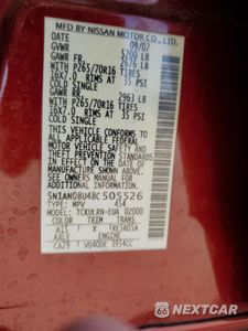 Zdjęcie 13 z 15 samochodu: 2008 NISSAN XTERRA OFF ROAD VIN:5N1AN08U48C505526 - miniatura