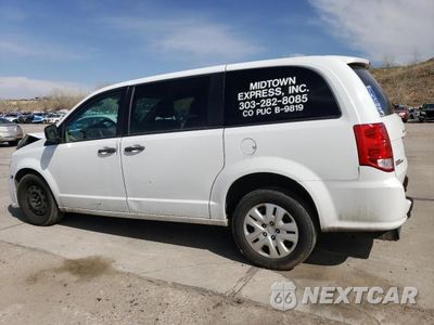 Drugie zdjęcie samochodu z przodu: 2019 DODGE GRAND CARAVAN SE VIN:2C4RDGBG2KR623207 - miniatura