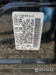 Zdjęcie 13 z 13 samochodu: 2010 NISSAN ROGUE S VIN:JN8AS5MT5AW024958 - miniatura