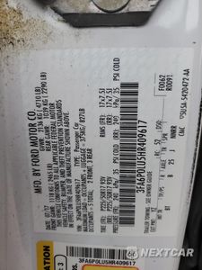 Zdjęcie 12 z 12 samochodu: 2017 FORD FUSION SE HYBRID VIN:3FA6P0LU5HR409617 - miniatura