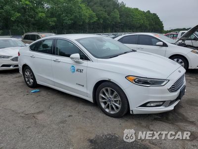 Czwarte zdjęcie samochodu z boku: 2017 FORD FUSION SE HYBRID VIN:3FA6P0LU0HR409640 - miniatura