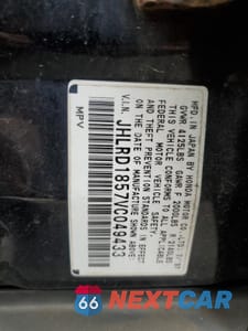 Zdjęcie 15 z 15 samochodu: 1997 HONDA CR-V LX VIN:JHLRD1857VC049433 - miniatura