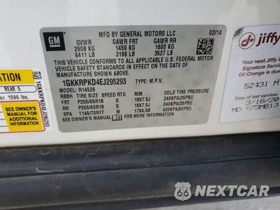 Zdjęcie 13 z 13 samochodu: 2014 GMC ACADIA SLE VIN:1GKKRPKD4EJ295293 - miniatura