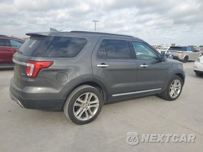 Trzecie zdjęcie samochodu z tyłu: 2017 FORD EXPLORER LIMITED VIN:1FM5K8F84HGA75679 - miniatura