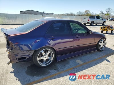 Trzecie zdjęcie samochodu z tyłu: 2002 LEXUS IS 300 VIN:JTHBD192920058651 - miniatura