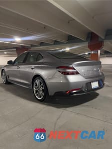 Trzecie zdjęcie samochodu z tyłu: 2022 GENESIS G70 BASE VIN:KMTG34TAXNU094665 - miniatura