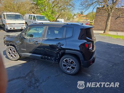 Trzecie zdjęcie samochodu z tyłu: 2015 JEEP RENEGADE LIMITED VIN:ZACCJADT9FPB46338 - miniatura