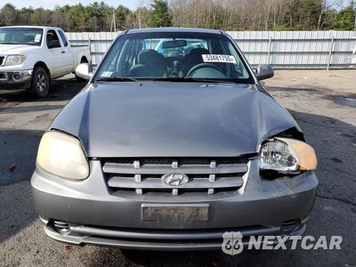 Piąte zdjęcie samochodu w środku: 2004 HYUNDAI ACCENT GL VIN:KMHCG45C14U513691 - miniatura