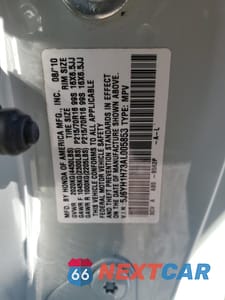 Zdjęcie 13 z 13 samochodu: 2010 HONDA ELEMENT EX VIN:5J6YH1H73AL005853 - miniatura