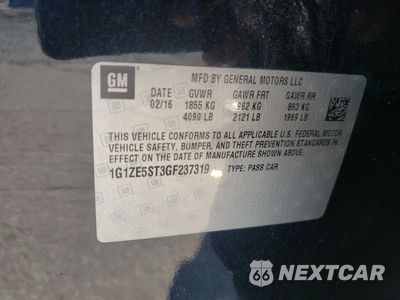 Zdjęcie 12 z 14 samochodu: 2016 CHEVROLET MALIBU LT VIN:1G1ZE5ST3GF237319 - miniatura