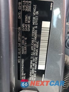 Zdjęcie 13 z 14 samochodu: 2019 VOLVO S60 T6 MOMENTUM VIN:7JRA22TK9KG010660 - miniatura