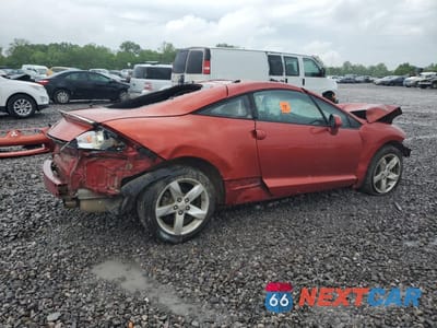 Trzecie zdjęcie samochodu z tyłu: 2008 MITSUBISHI ECLIPSE GS VIN:4A3AK24F28E033408 - miniatura