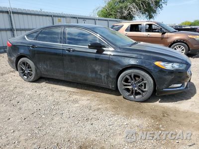 Czwarte zdjęcie samochodu z boku: 2018 FORD FUSION SE VIN:3FA6P0HD4JR267226 - miniatura