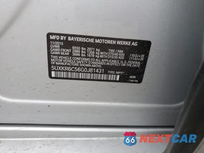 Zdjęcie 14 z 14 samochodu: 2016 BMW X5 XDRIVE50I VIN:5UXKR6C56G0J81431 - miniatura