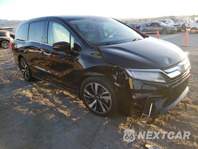 Czwarte zdjęcie samochodu z boku: 2018 HONDA ODYSSEY ELITE VIN:5FNRL6H99JB047874 - miniatura