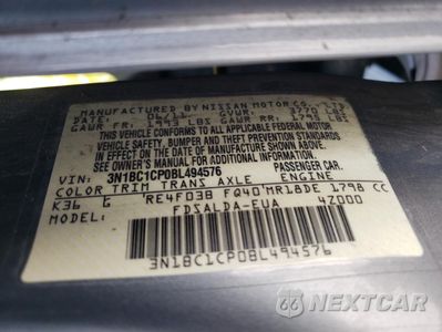 Zdjęcie 13 z 13 samochodu: 2011 NISSAN VERSA S VIN:3N1BC1CP0BL494576 - miniatura