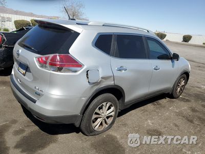 Trzecie zdjęcie samochodu z tyłu: 2014 NISSAN ROGUE S VIN:5N1AT2MV1EC753678 - miniatura