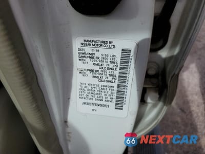 Zdjęcie 12 z 13 samochodu: 1999 INFINITI QX4 VIN:JNRAR07Y6XW060829 - miniatura