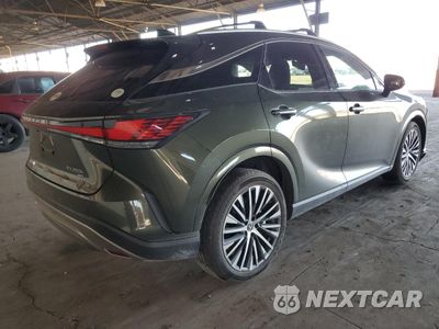 Trzecie zdjęcie samochodu z tyłu: 2023 LEXUS RX 350H BASE VIN:2T2BBMCA1PC019148 - miniatura