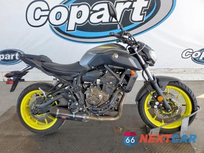 2018 YAMAHA MT07 JYARM27E4JA001734 - główne zdjęcie licytacji z USA - miniatura