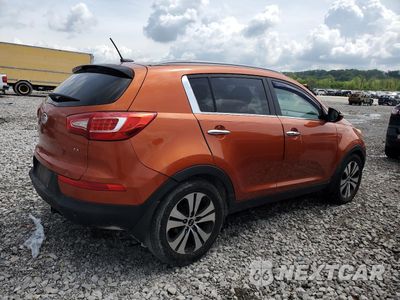 Trzecie zdjęcie samochodu z tyłu: 2013 KIA SPORTAGE EX VIN:KNDPC3A26D7421094 - miniatura
